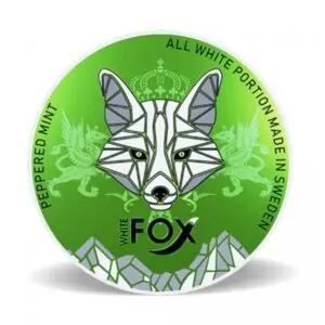 White Fox Peppered Mint NICOTINE POUCHES