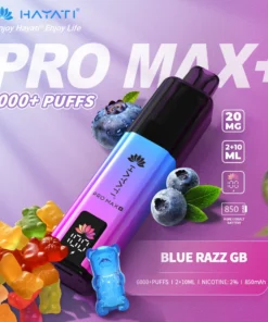 Hayati pro max plus Blue Razz GB 6000 puffs 2% pod kit