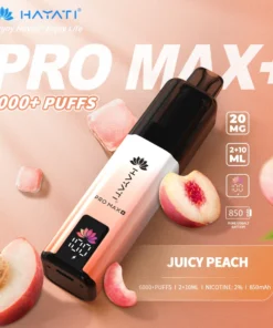 Hayati pro max plus Juicy Peach 6000 puffs 2% pod kit