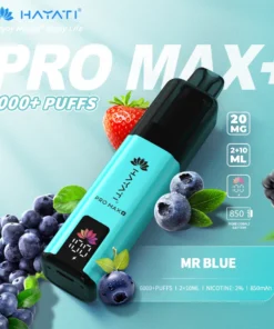 Hayati pro max plus Mr Blue 6000 puffs 2% pod kit