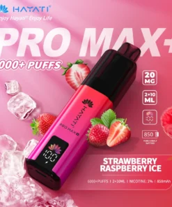 Hayati pro max plus Strawberry Raspberry Ice 6000 puffs 2% pod kit