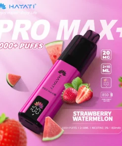 Hayati pro max plus Strawberry Watermelon 6000 puffs 2% pod kit
