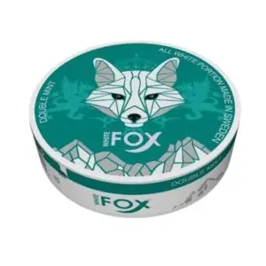 White Fox Double Mint NICOTINE POUCHES