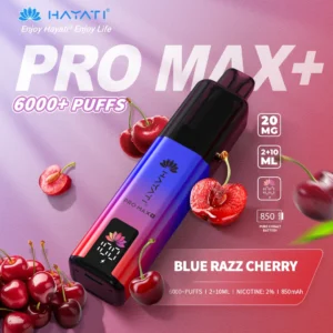 Hayati pro max plus Blue Razz Cherry 6000 puffs 2% pod kit
