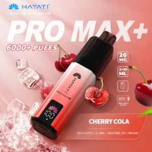 Hayati pro max plus Cherry Cola 6000 puffs 2% pod kit