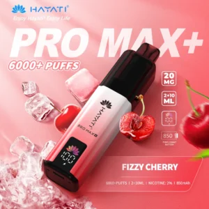 Hayati pro max plus Fizzy Cherry 6000 puffs 2% pod kit