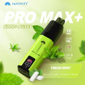 Hayati pro max plus Fresh Mint 6000 puffs 2% pod kit