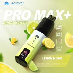 Hayati pro max plus Lemon & LIME 6000 puffs 2% pod kit