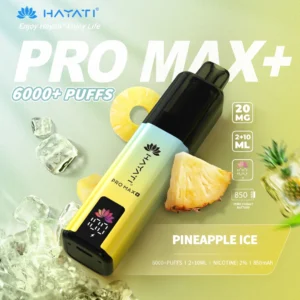 Hayati pro max plus Pineapple ice 6000 puffs 2% pod kit