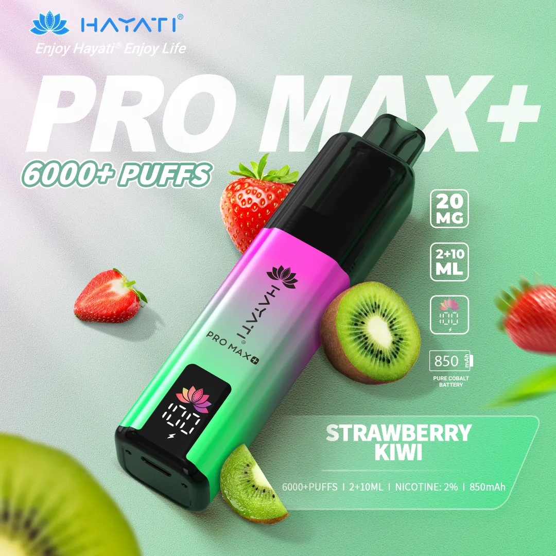 Strawberry-Kiwi-Hayati-Pro-Max-plus-6000