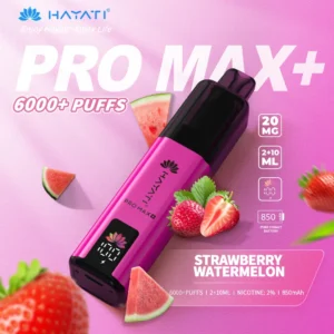 Hayati pro max plus Strawberry Watermelon 6000 puffs 2% pod kit