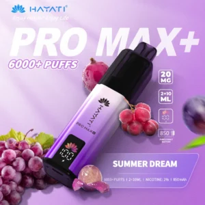 Hayati pro max plus Summer Dream 6000 puffs 2% pod kit