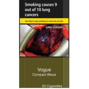Vogue Compact Bleue Cigarettes